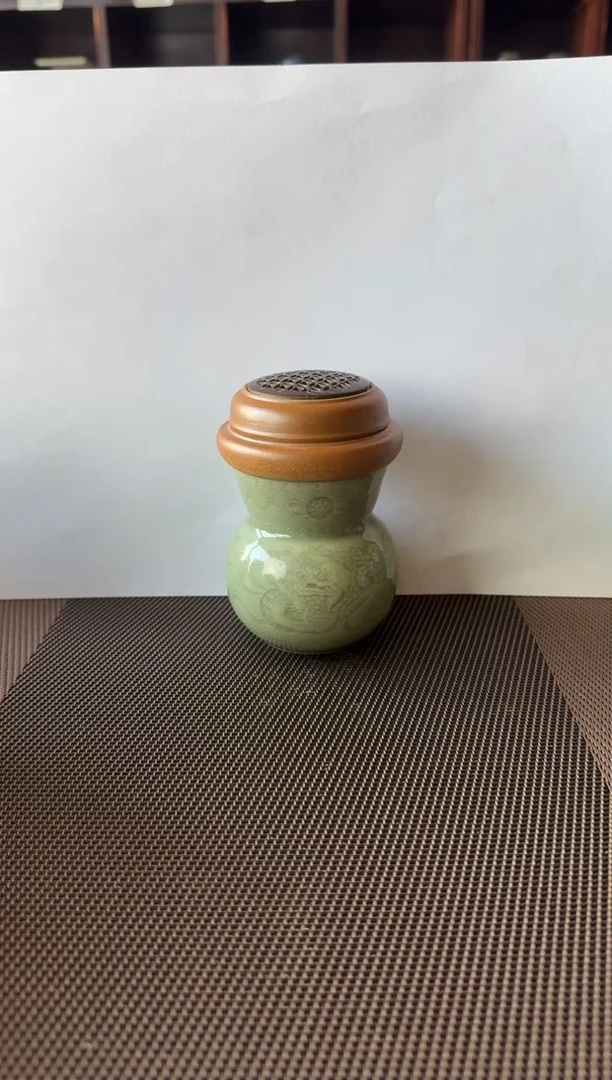 仙露明珠 狮子一对