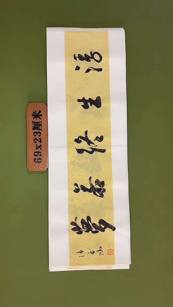 书法书法 张若鸿 尺寸69cm*23cm