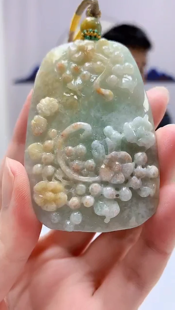 翡翠未镶嵌颈饰5028zm-JJ挂件3