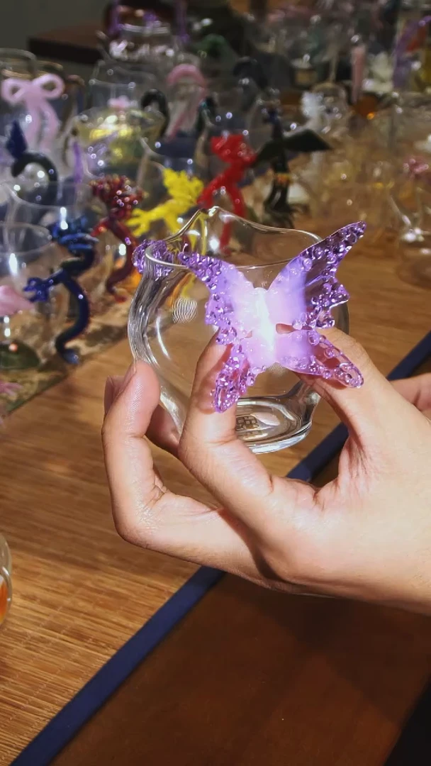 【闪购商品】蝴蝶公杯仙紫晶焱金标