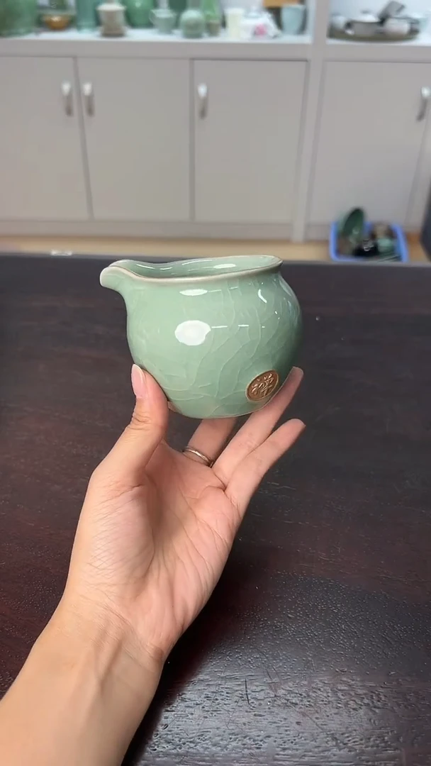 龙泉云间青瓷小米茶器