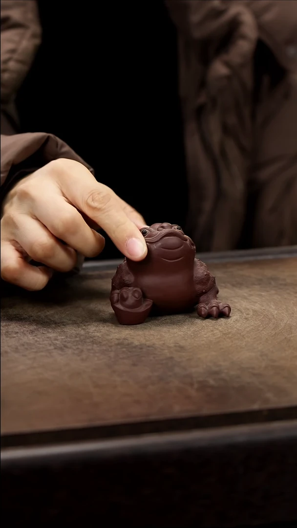 紫砂茶宠紫砂金蟾