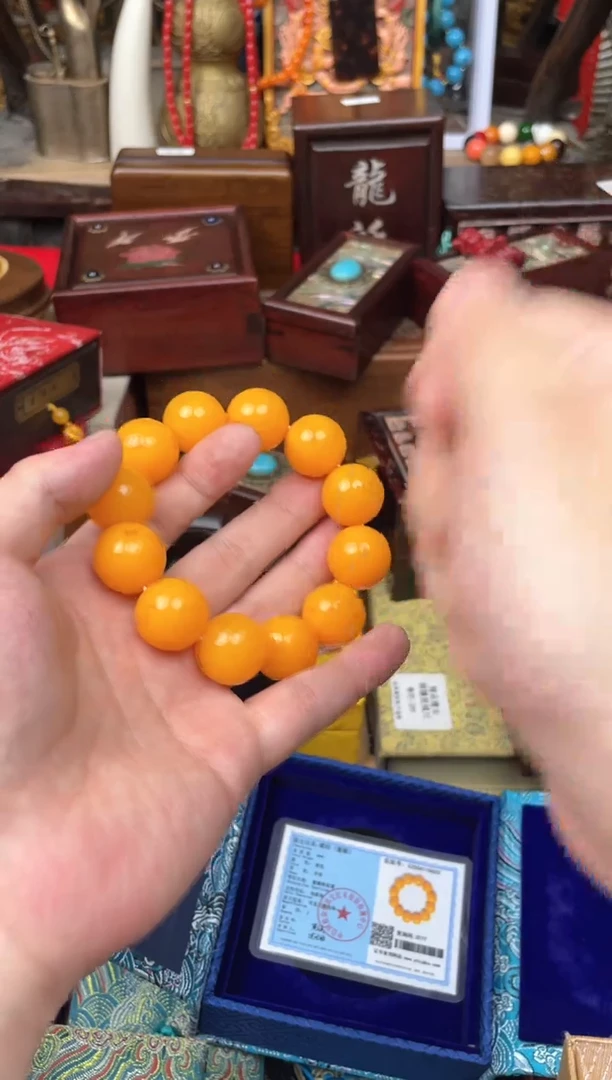 未镶嵌琥珀手串---------------蜜蜡2.0