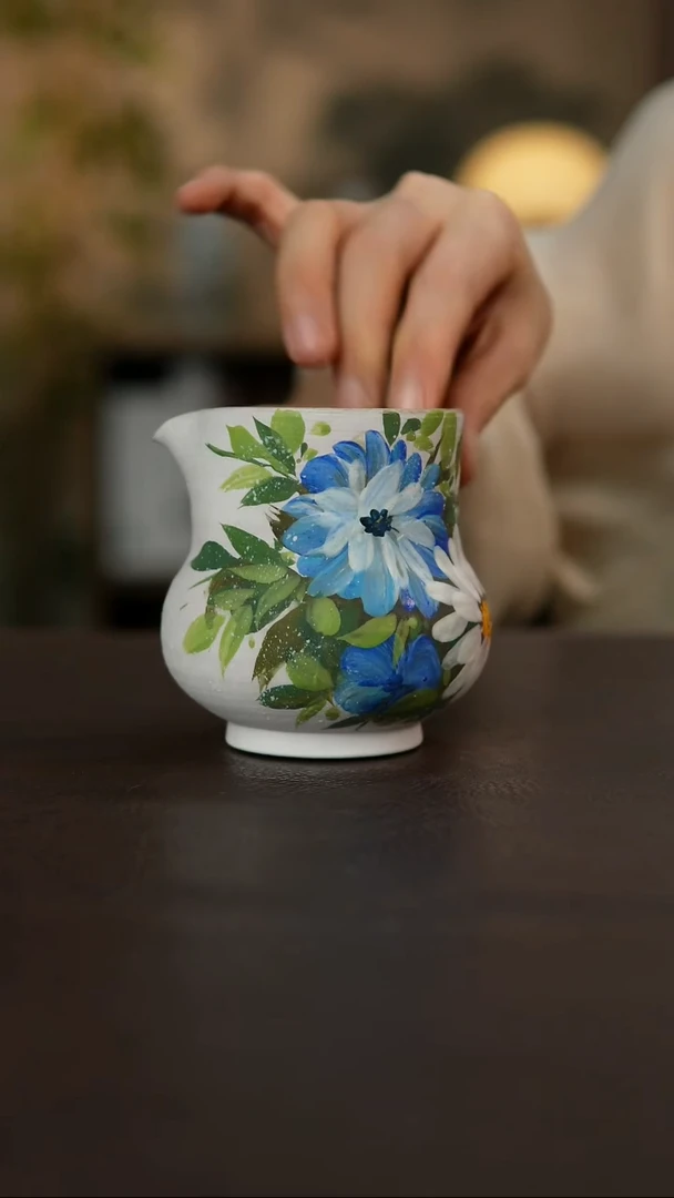 杯景德镇陶瓷杯碗柴烧多人