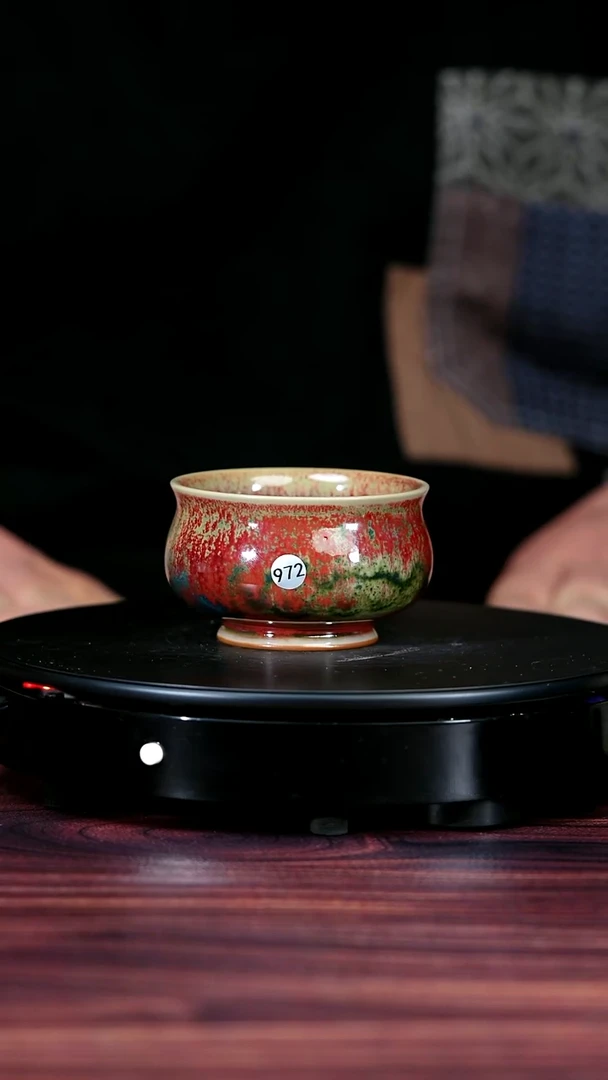972#盼龙窑一级品原矿钧瓷卢氏杯