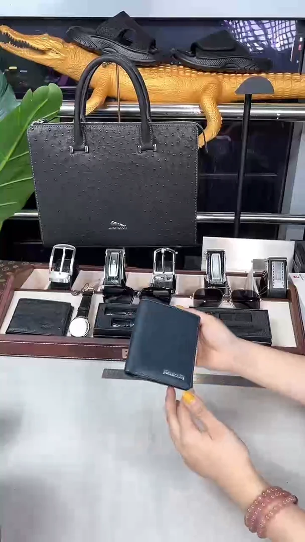 牛皮（革）韩爵绅士包包皮具897