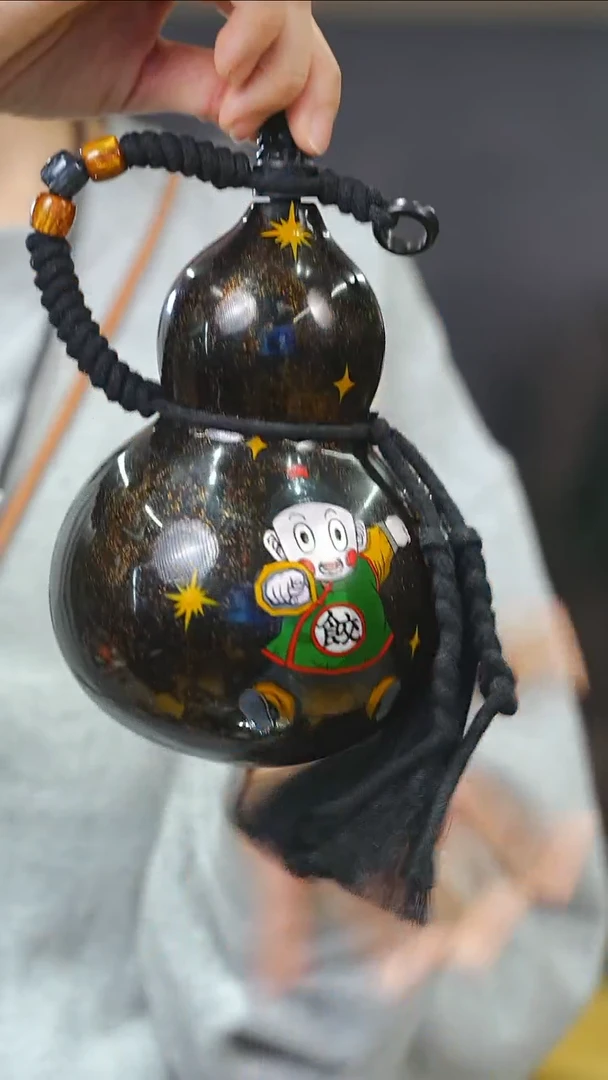 【闪购商品】XN146漆艺酒葫芦不包手串及旋转底座