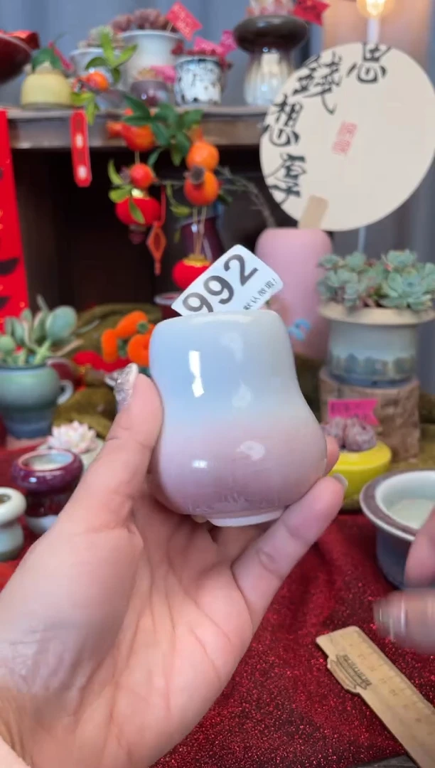 【闪购商品】摆件992知木小芳花盆编号
