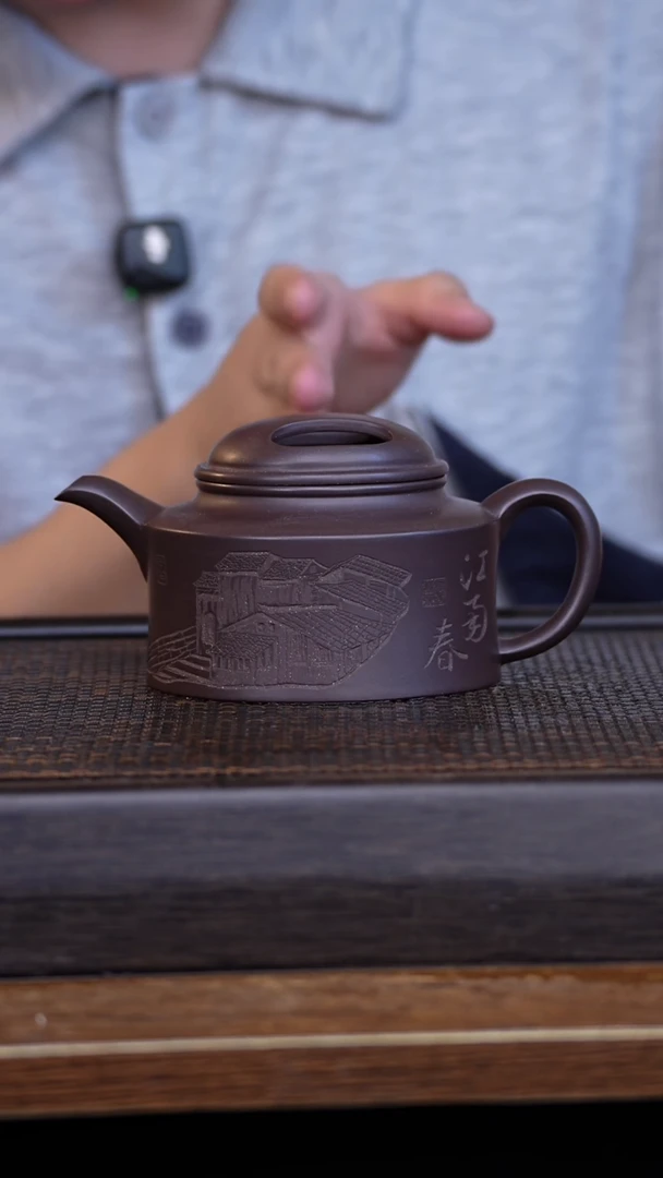 茶壶紫砂宜兴手工原矿紫砂壶001带证书