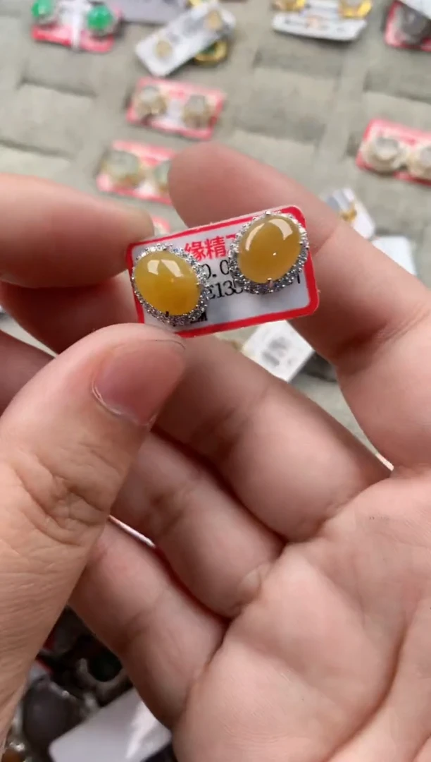 银S925镶嵌戒指翡翠6666  8