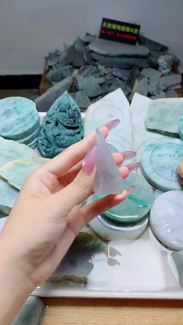 裸石翡翠天然缅甸翡翠A货