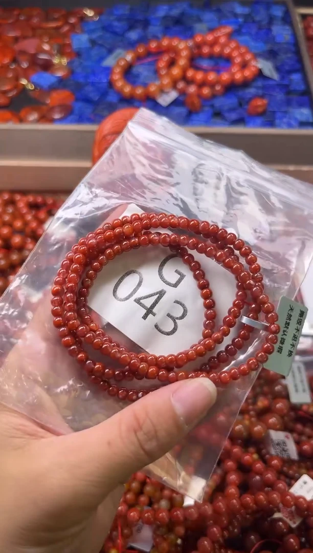 未镶嵌南红玛瑙珠宝奇石G043-4