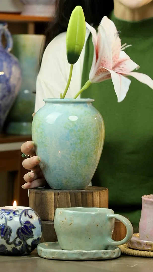 陶瓷天空之境小元宝罐