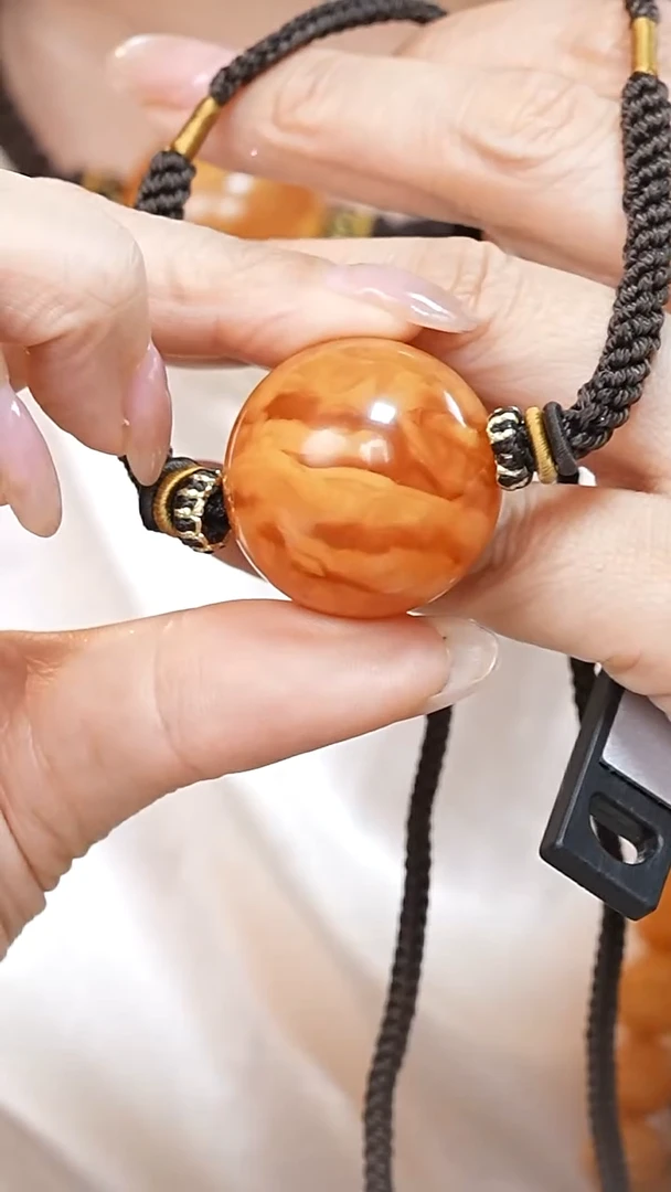 蜜蜡颈饰未镶嵌5267天然蜜蜡珠宝奇石云端妖孽妖花全部保真