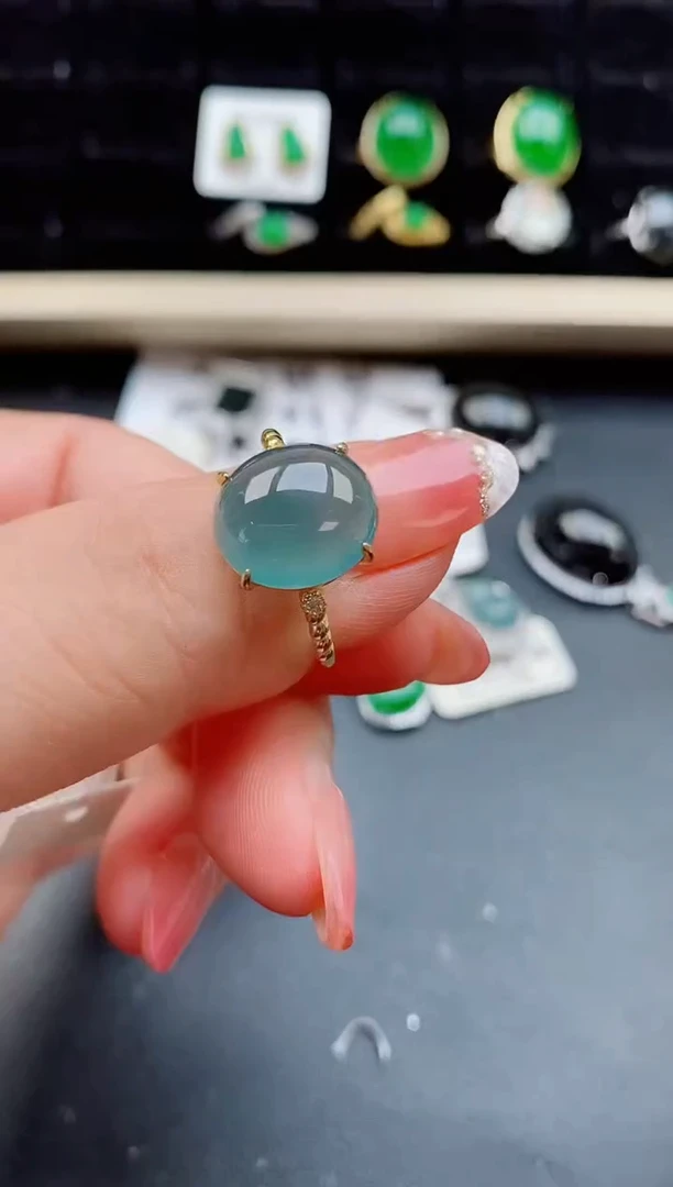 【闪购商品】翡翠戒指银S925镶嵌121212