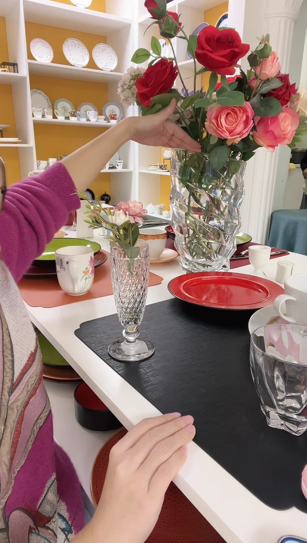 福利款 捷克 斜口 水晶花瓶