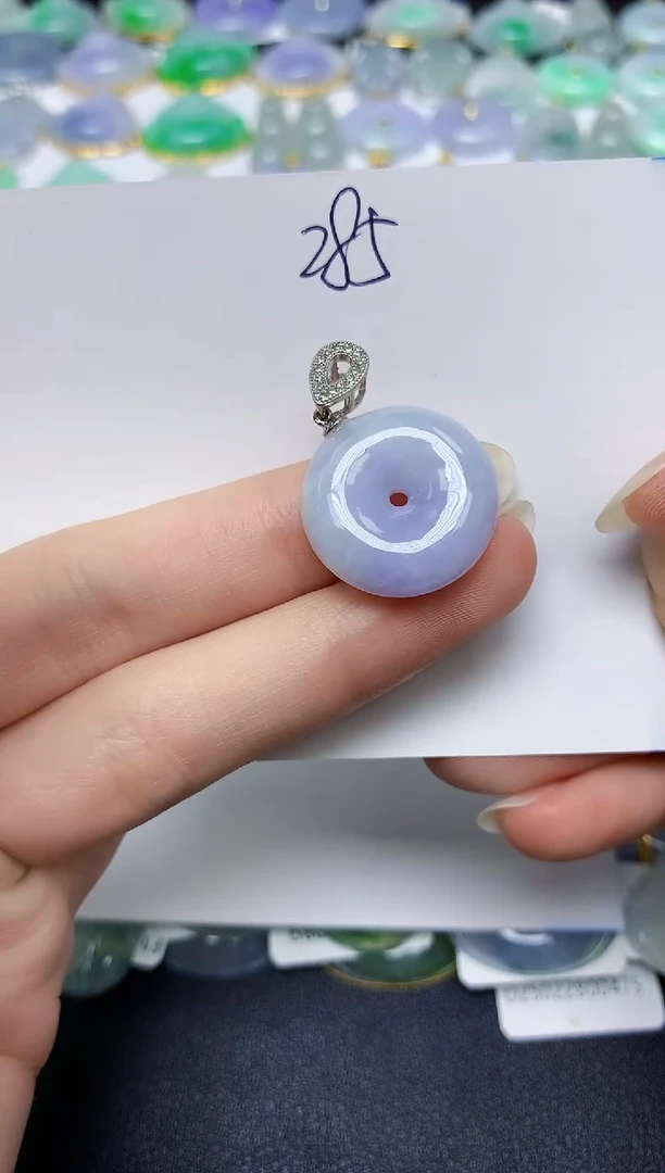 翡翠未镶嵌颈饰天然缅甸翡翠A货