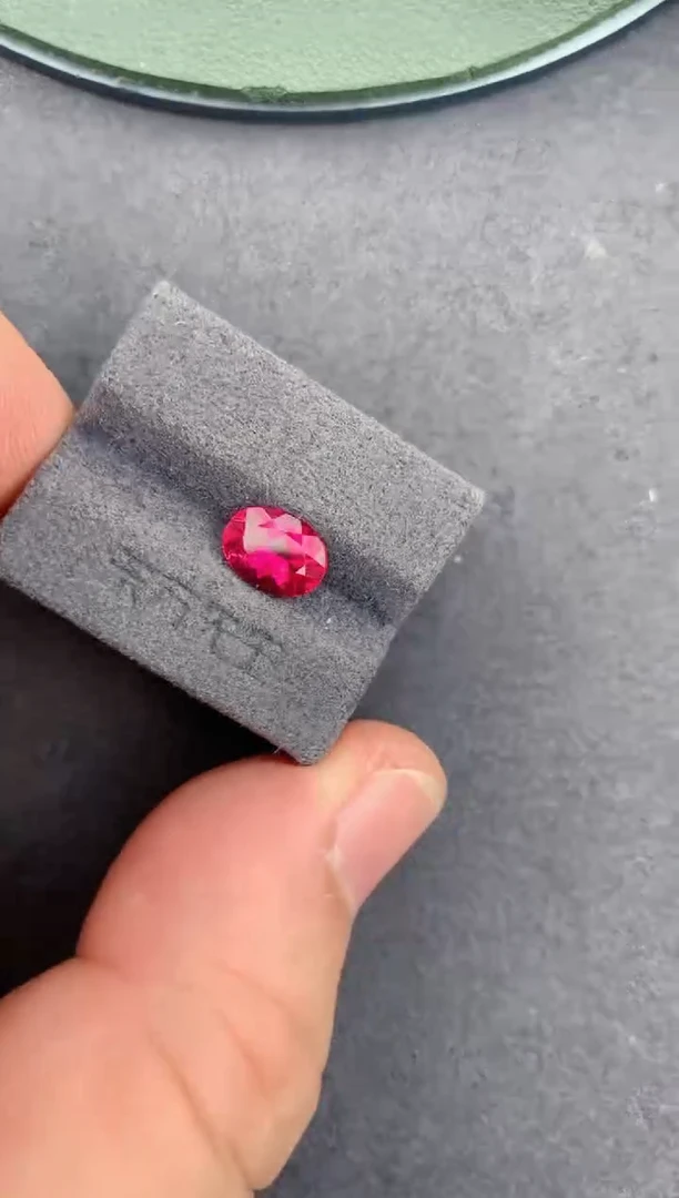 未镶嵌裸石碧玺1.2ct 卢比来碧玺 定制