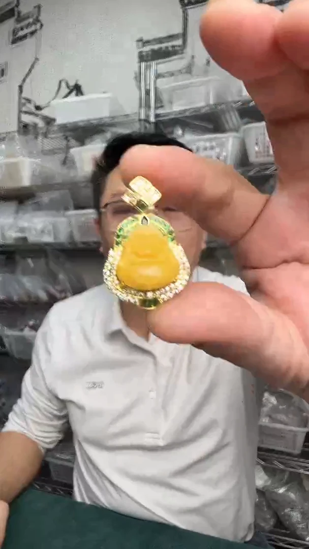 裸石琥珀未镶嵌微瑕建议勿拍15