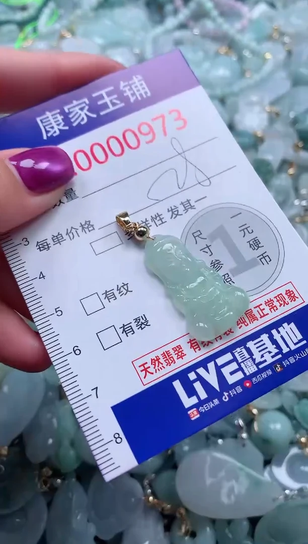 颈饰未镶嵌翡翠973