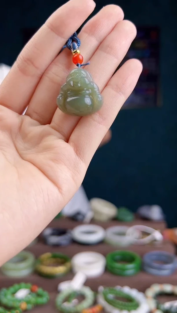 和田玉未镶嵌颈饰多样性发货 拍一单发一个