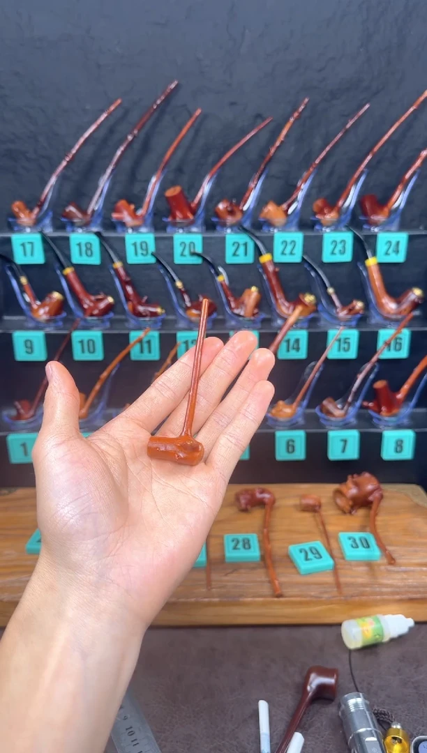 一物一图檬子木手工香烟嘴