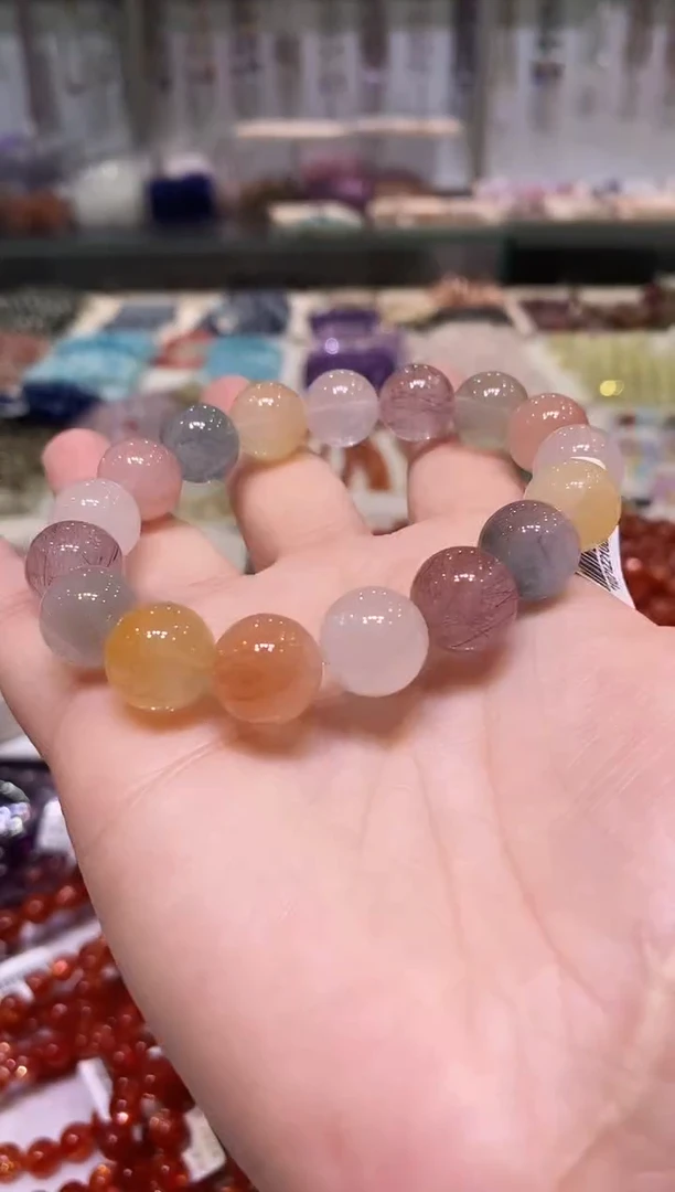 未镶嵌手链水晶多样性发其一兔毛12.5+