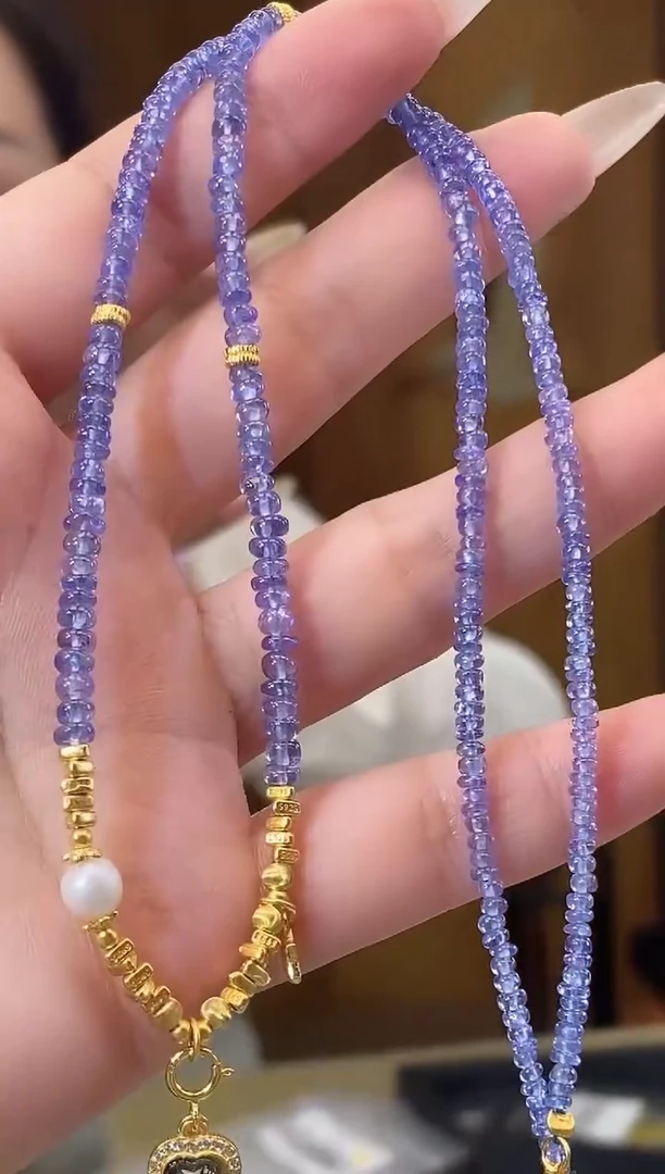 未镶嵌手链坦桑石天然坦桑石手链