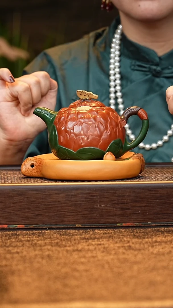 小牡丹 大红泥300cc