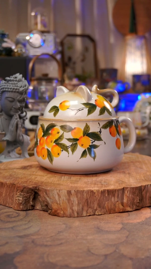 杯子琵琶手工手绘手工手绘