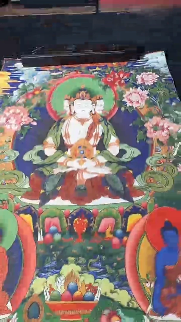 卷轴画藏式珍藏彩绘艺术馆135