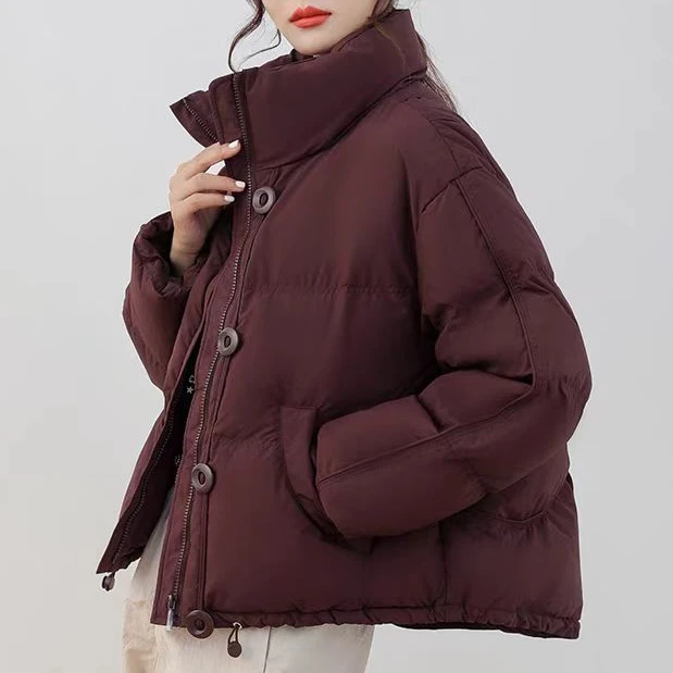 扶摇2025新款保暖羽绒服气质加厚保暖90鹅绒羽绒服外套H175沐沐