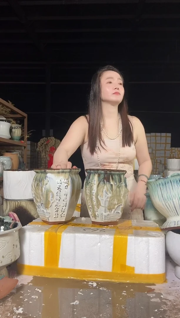 宜兴紫砂粗陶花盆15/21