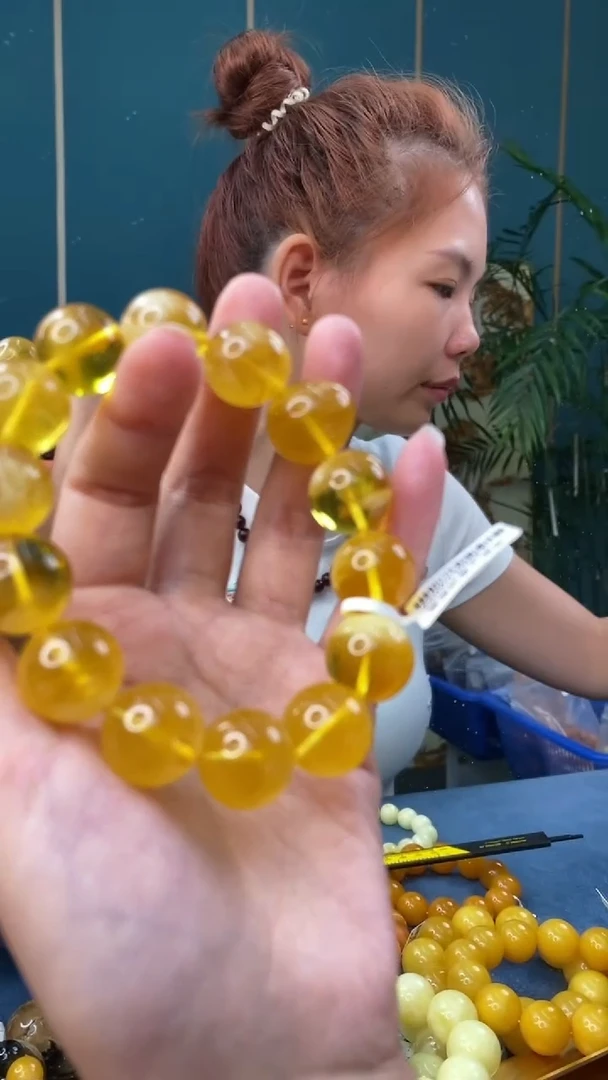 裸石琥珀未镶嵌9/12多样性发其一63