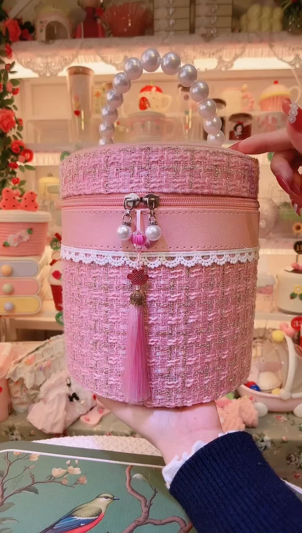 小香风化妆包——手工制作品质好！