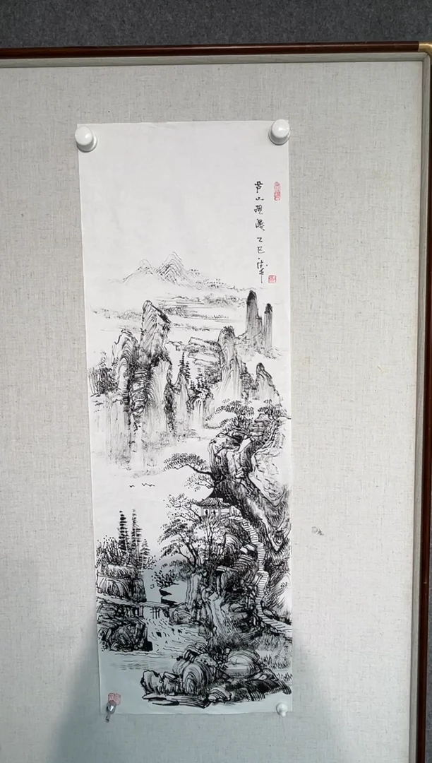 国画黄德中老师100*35