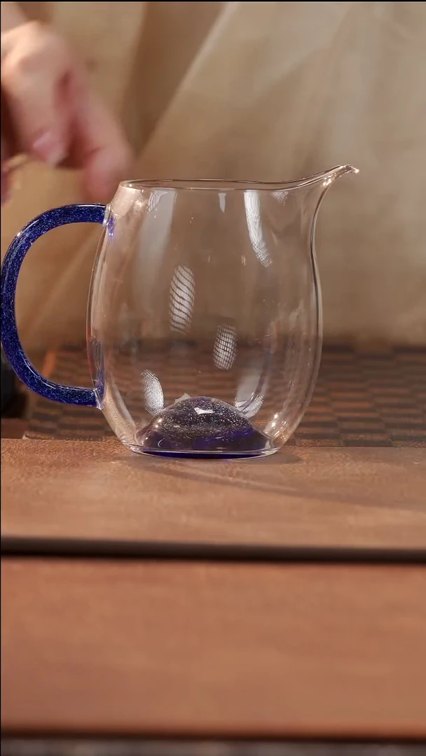 “璀璨星空”高硼硅玻璃公道杯