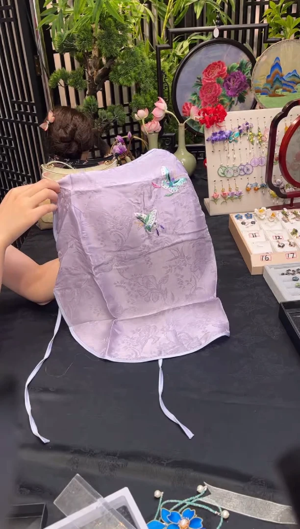 织绣鱼非遗苏绣绒花饰品