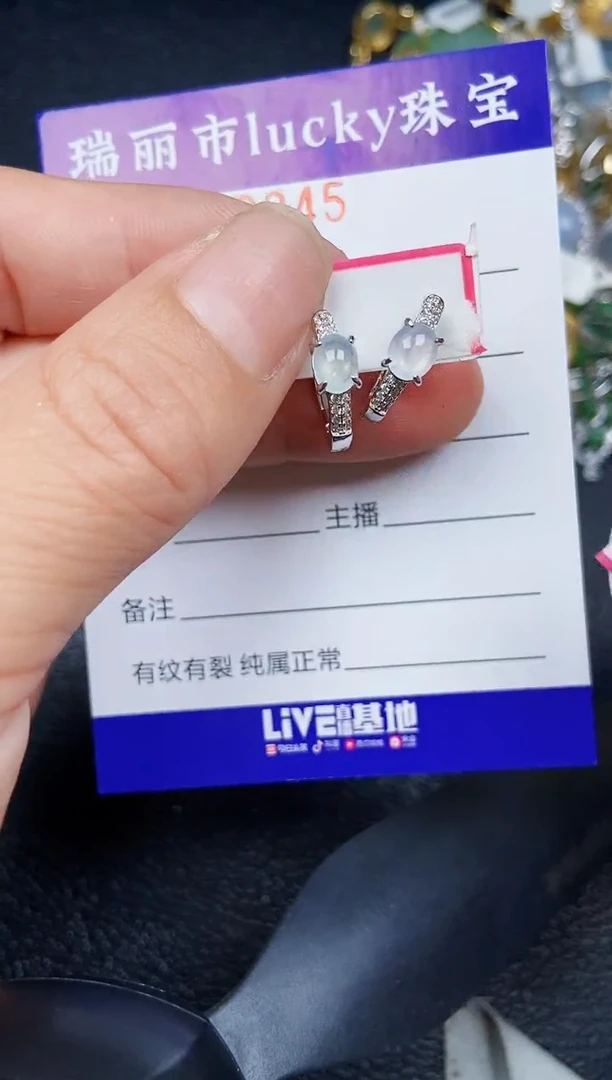 翡翠银S925镶嵌颈饰9945