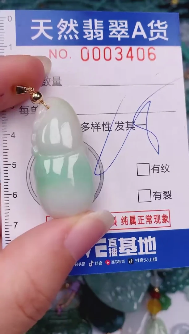 颈饰未镶嵌翡翠00003406