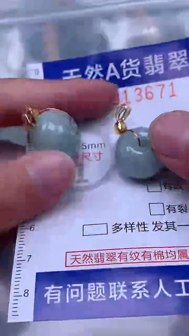 吊坠(赠链)未镶嵌翡翠1