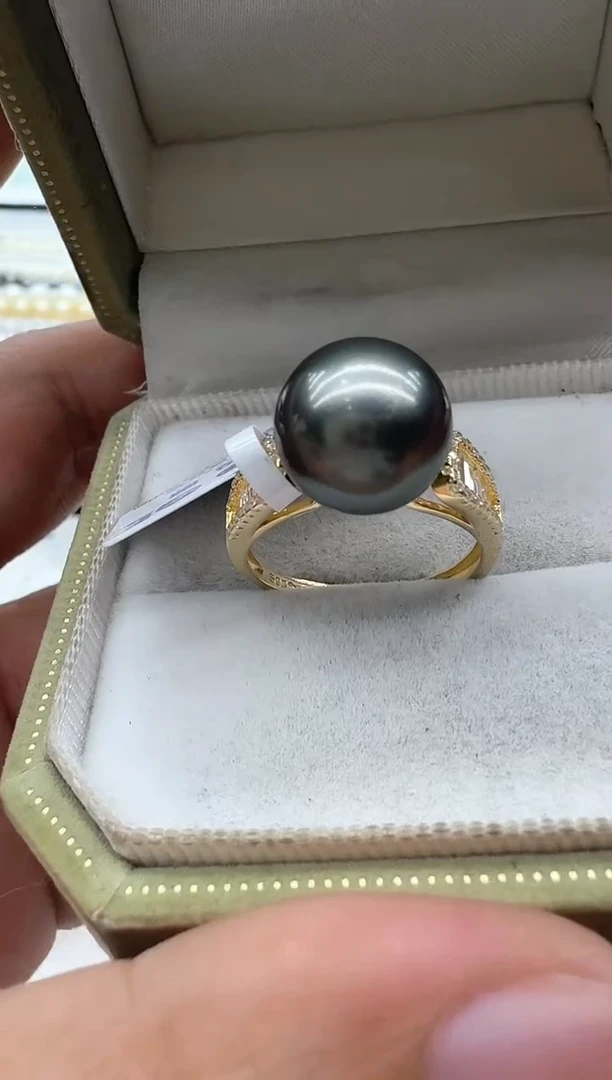 【闪购商品】海水珍珠戒指银S925镶嵌清货