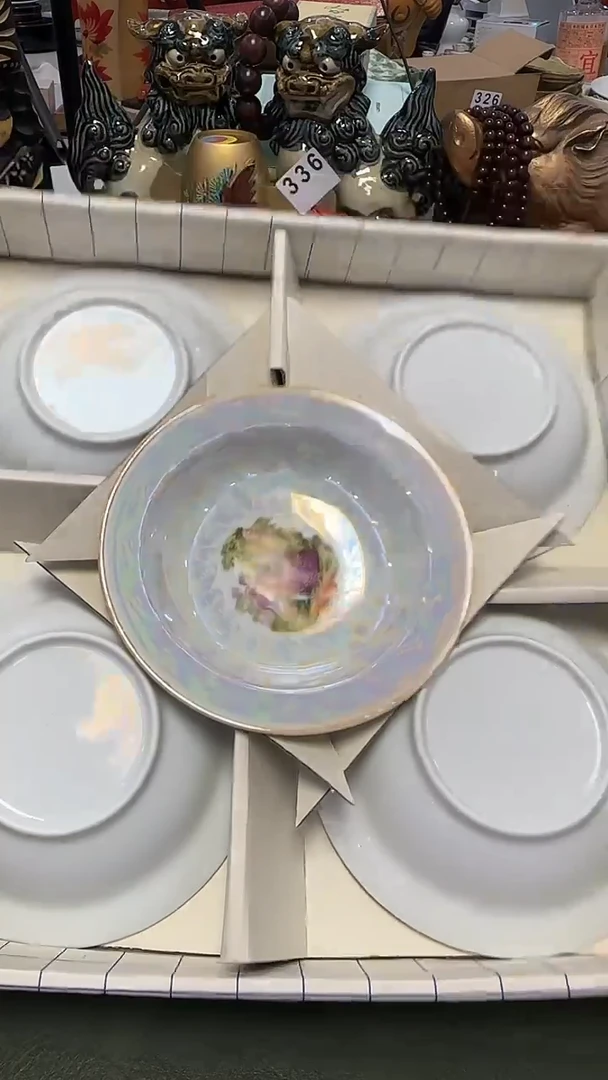 延****楼393贝壳釉5碗