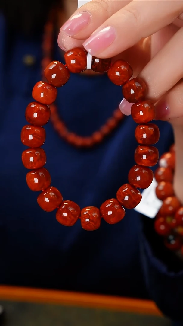 未镶嵌手链南红玛瑙川料单圈
