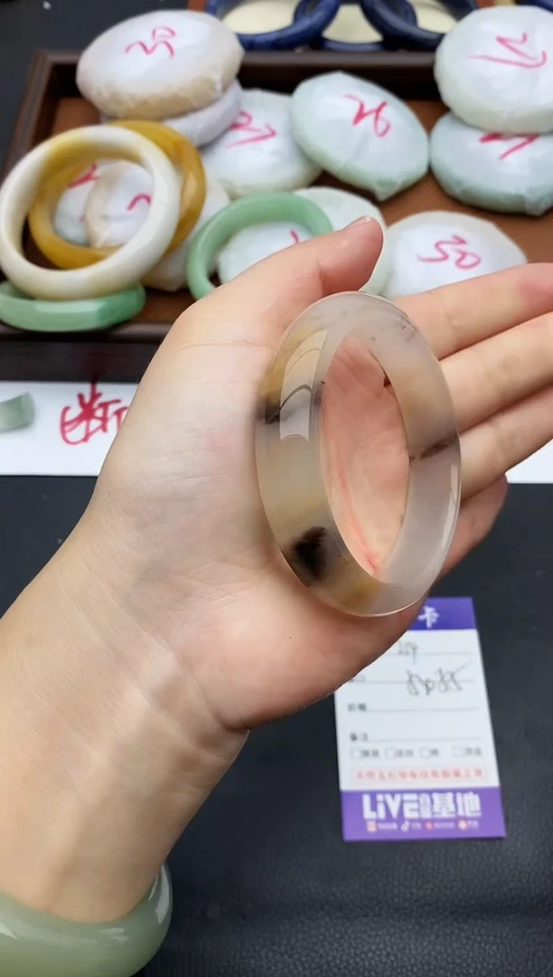 未镶嵌手镯石英质玉254+54/55