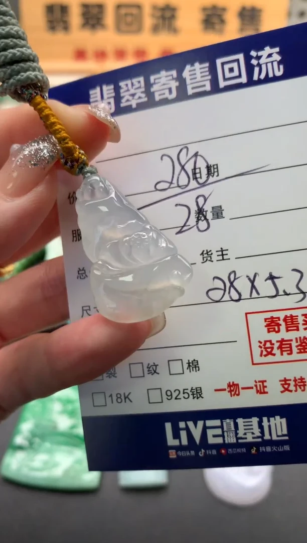 颈饰未镶嵌翡翠10145082