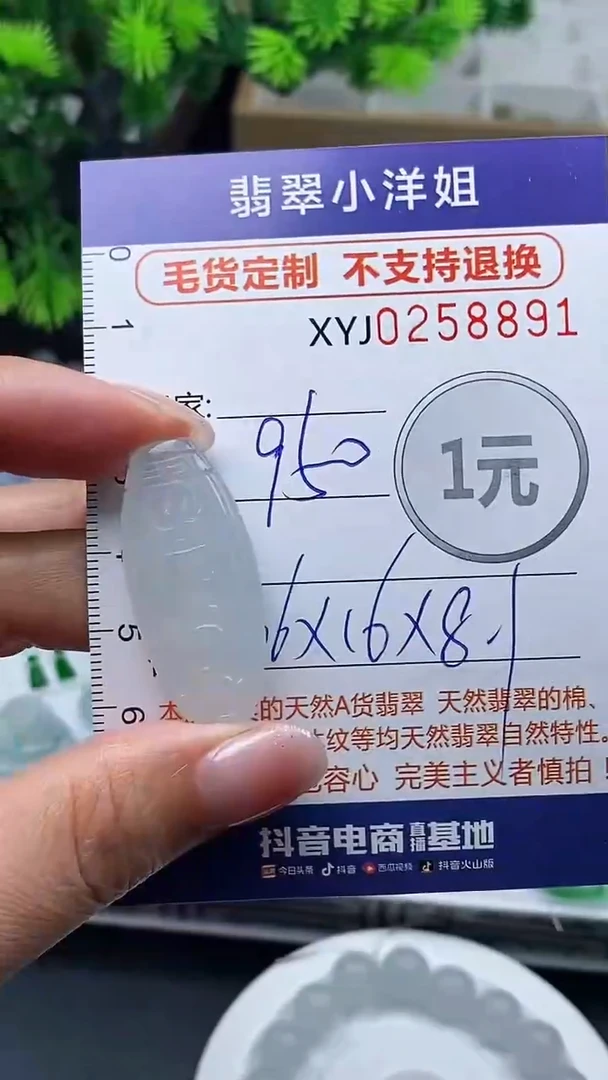 定制翡翠未镶嵌毛货商品 不退换/ 8891