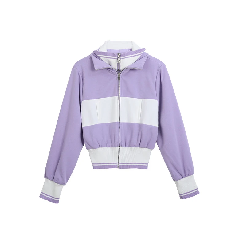 【小依专享】W131003B新款女装纯色休闲外套-1003