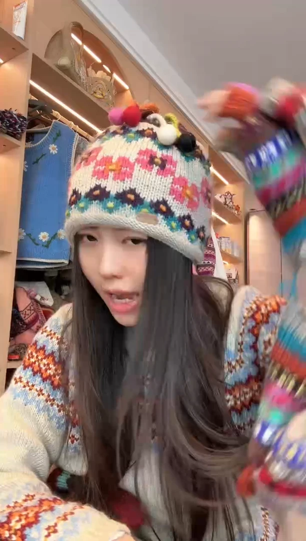 羊毛灰色气球帽  52-58头围