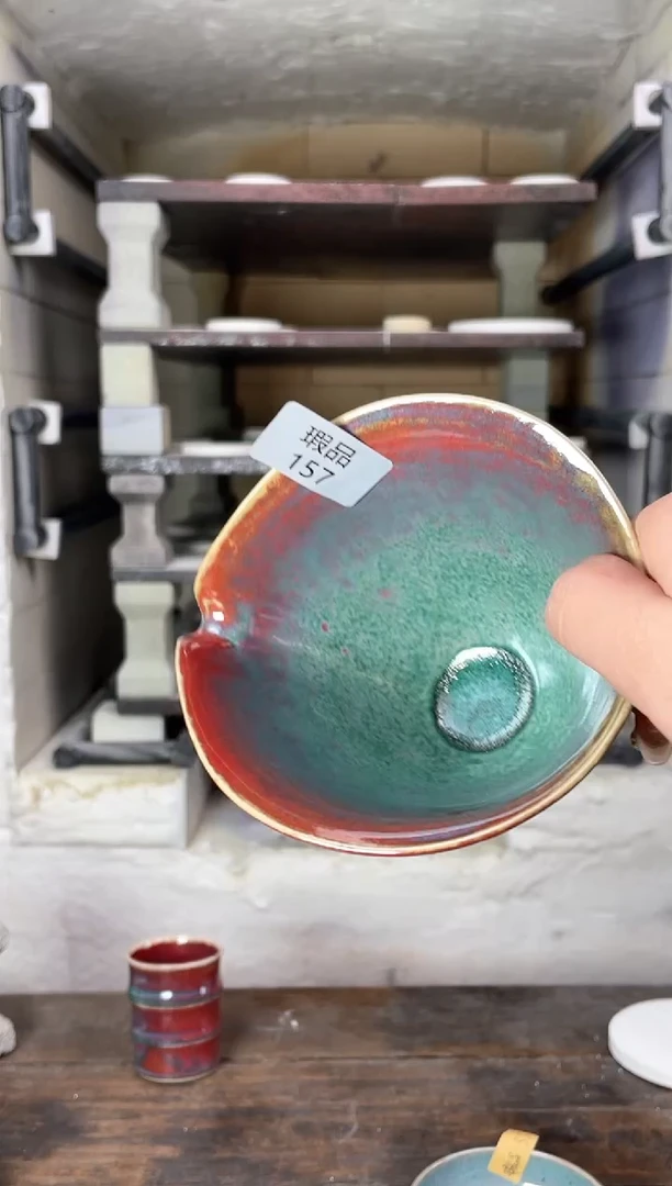 【闪购商品】摆件钧瓷手工茶器窑变